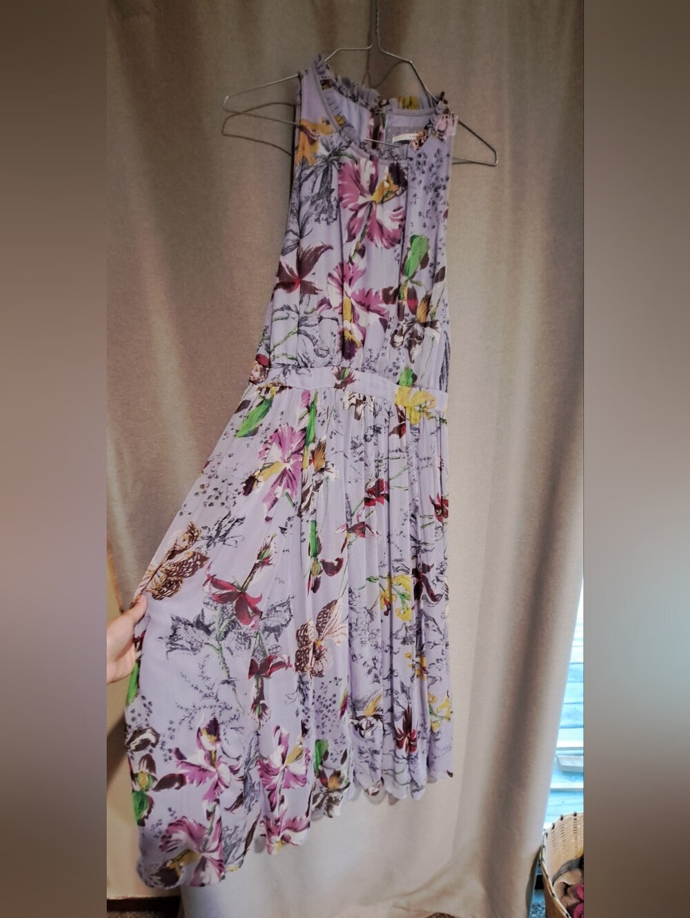 Anthropologie Halter Midi Dress